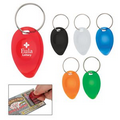 Tear Drop Shape Lottery Scratcher Key Chain